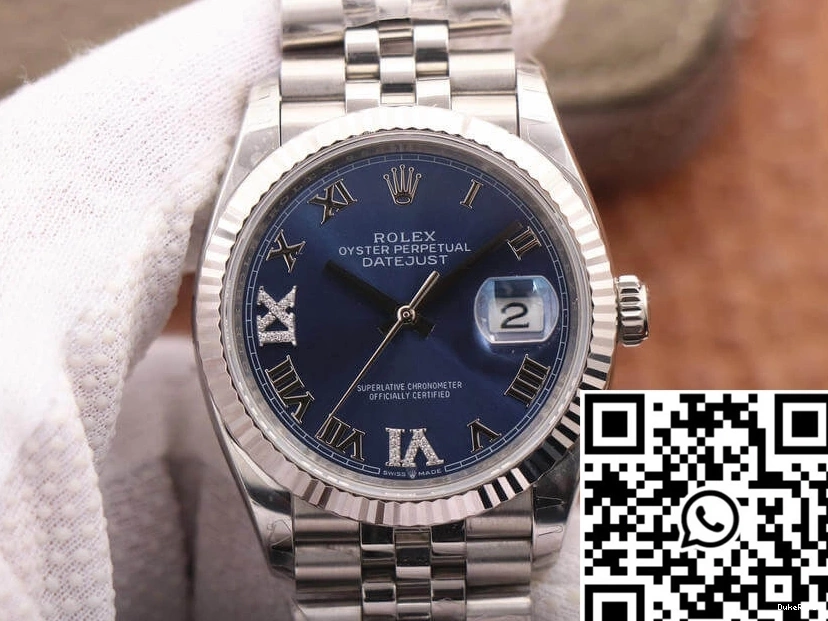 Dial 126234 Rolex Datejust Factory EW Blue 0815